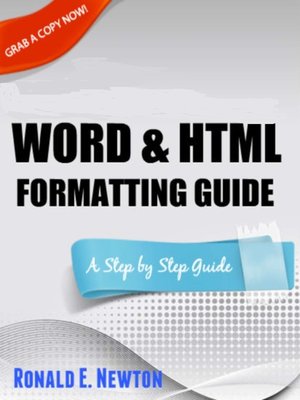 cover image of Word & HTML Formatting Guide (A Step by Step Guide)
